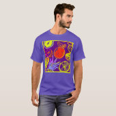 Tropische neonspiegels t-shirt (Voorkant volledig)