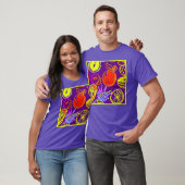 Tropische neonspiegels t-shirt (Unisex)