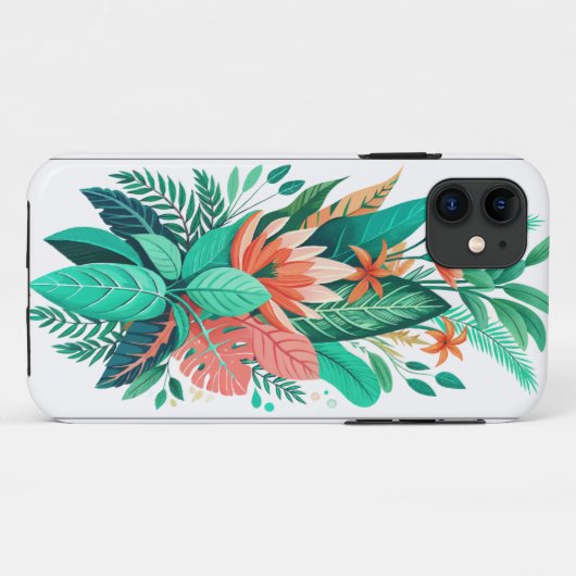 Tropische oasis Case-Mate iPhone case (Achterkant (horizontaal))