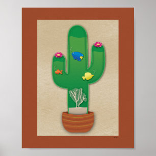 Tropische oasis poster