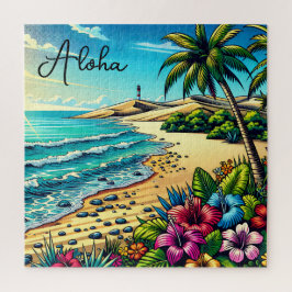 Tropische Oceaan Aloha Vakantie Legpuzzel