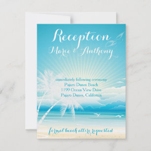 TROPISCHE OCEAAN DROMEN RECEPTIE KAART