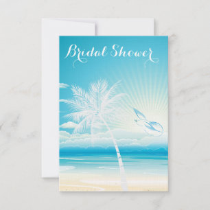 TROPISCHE OCEAAN DROMEN VRIJGEZELLENFEEST KAART