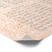 Tropische oceaan en zandstransportkaart poster (Hoek)