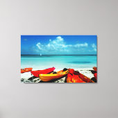 Tropische Oceaan Kajak Canvas (Voorkant)