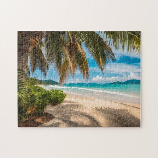 Tropische oceaan spel puzzel legpuzzel (Horizontaal)