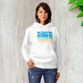 Tropische oceaan strand scene kustlandschap hoodie