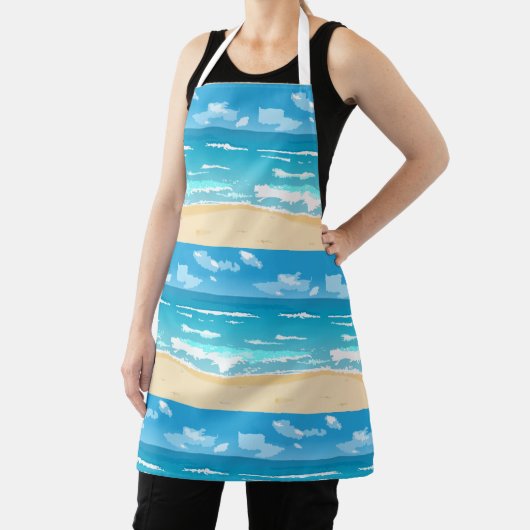 Tropische oceaan strand scene kustlandschap schort (Insitu)