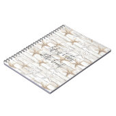 Tropische oceaan strand zeesterren notitieboek (Linkerzijde)