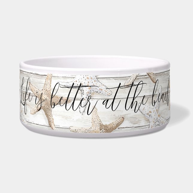 Tropische oceaan strand zeesterren voerbakje (Voorkant)