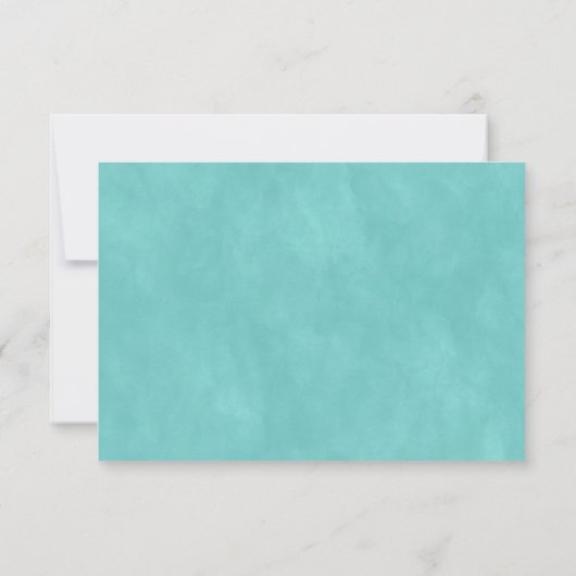 Tropische oceaan van de strand van Island Breeze Save The Date (Achterkant)