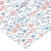 Tropische oceaan vun onderwater vis tafelkleed (Gekanteld)