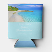 Tropische oceaan waarin ik Bachelorette-partij maa Blikjeskoeler (Voorkant)