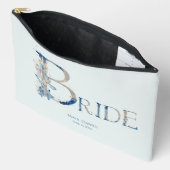 Tropische Oceaan Zee Bestemming Bruiloft Bruid Etui (Open)