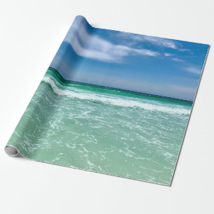 Tropische oceaangolven mooi strand cadeaupapier