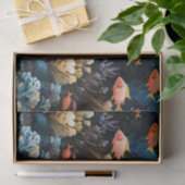 Tropische oceaanvis en koraal art nr. 1 tissuepapier (Geschenk)