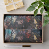 Tropische oceaanvis en koraal art nr. 2 tissuepapier (Geschenk)