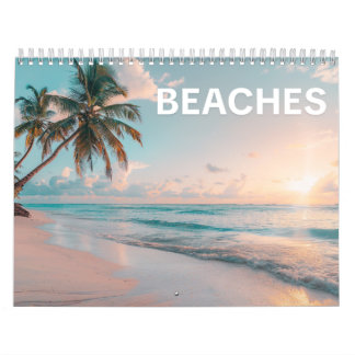Tropische oceaanzichten & Serene Kust | Stranden Kalender