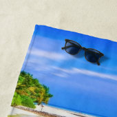 Tropische Ocean Bachelorette Weekend Beach Towel Strandlaken (In situ)