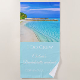 Tropische Ocean Bachelorette Weekend Beach Towel Strandlaken