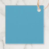 Tropische Ocean Beach Seashell Bedankt Bedankjes Labels (Achterkant)