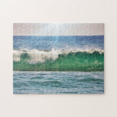 Tropische Ocean Beach Wave in Sunlight Puzzle Legpuzzel (Horizontaal)
