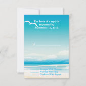 TROPISCHE OCEAN DREAMS RSVP Weddenschap (Achterkant)