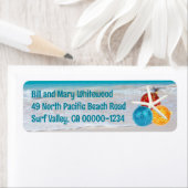 Tropische Ocean Holiday Return Address Label (Insitu)