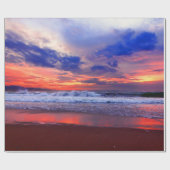 Tropische Ocean Sunset Cadeaupapier (Vlak)