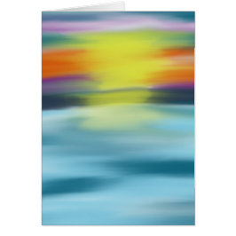 Tropische Ocean Sunset Card