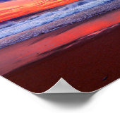 Tropische Ocean Sunset Poster (Hoek)