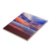 Tropische Ocean Sunset Tegeltje (Zijkant)