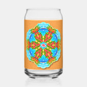 tropische oceanen blikvorm glas (Voorkant)