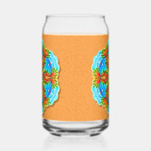 tropische oceanen blikvorm glas (Rechts)