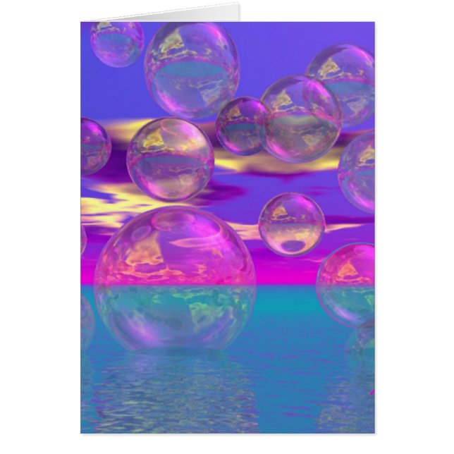 Tropische ochtend - Magenta en Turquoise Paradise (Voorkant)