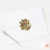  Tropische Odontoglossum Orchid Flowers Ronde Sticker (Envelop)