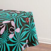 Tropische oerwoud palmbladeren orchidebloemen bloe tafelkleed (Voorbeeld)