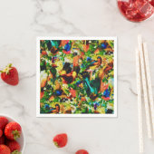  tropische Oerwoud Wilde parrots Servet (Insitu)