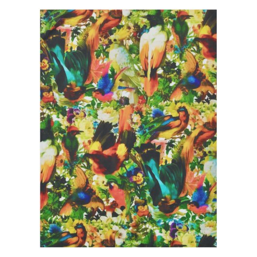tropische Oerwoud Wilde parrots Tafelkleed (Voorkant)