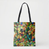  tropische Oerwoud Wilde parrots Tote Bag (Voorkant)