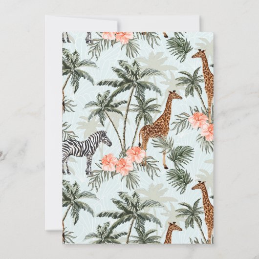 Tropische Oerwouden | Vier Ever Wild Kaart (Achterkant)