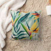 tropische oerwouden vogel van het paradijsje kussen (Deken)