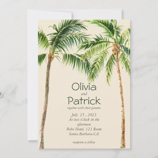 tropische oerwouden waterverf tropische  (Voorkant)