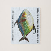  tropische ofah vis, zeewaterdier legpuzzel (Verticaal)