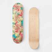 Tropische Oleander Bloem Bloemen Eiland Skateboard (Voorkant)