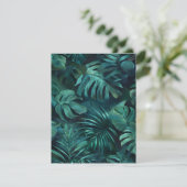 Tropische olie feestdagenkaart (Staand voorkant)