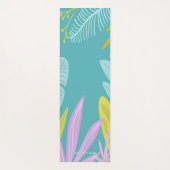 Tropische olie | Monogram Yoga Mat (Achterkant)