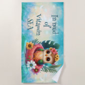 Tropische olieren hebben vitamine-Zeeen handdoeken (Voorkant)