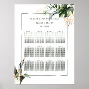 Tropische olierijke weddenschappen poster