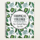 Tropische olievalkleppen en Waterverf van Greenery Planner (Voorkant)